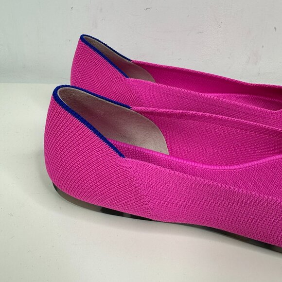 New ROTHY'S Women's Size 10 The Point Dragon Fruit Recycled Shoe Flats - Picture 3 of 13